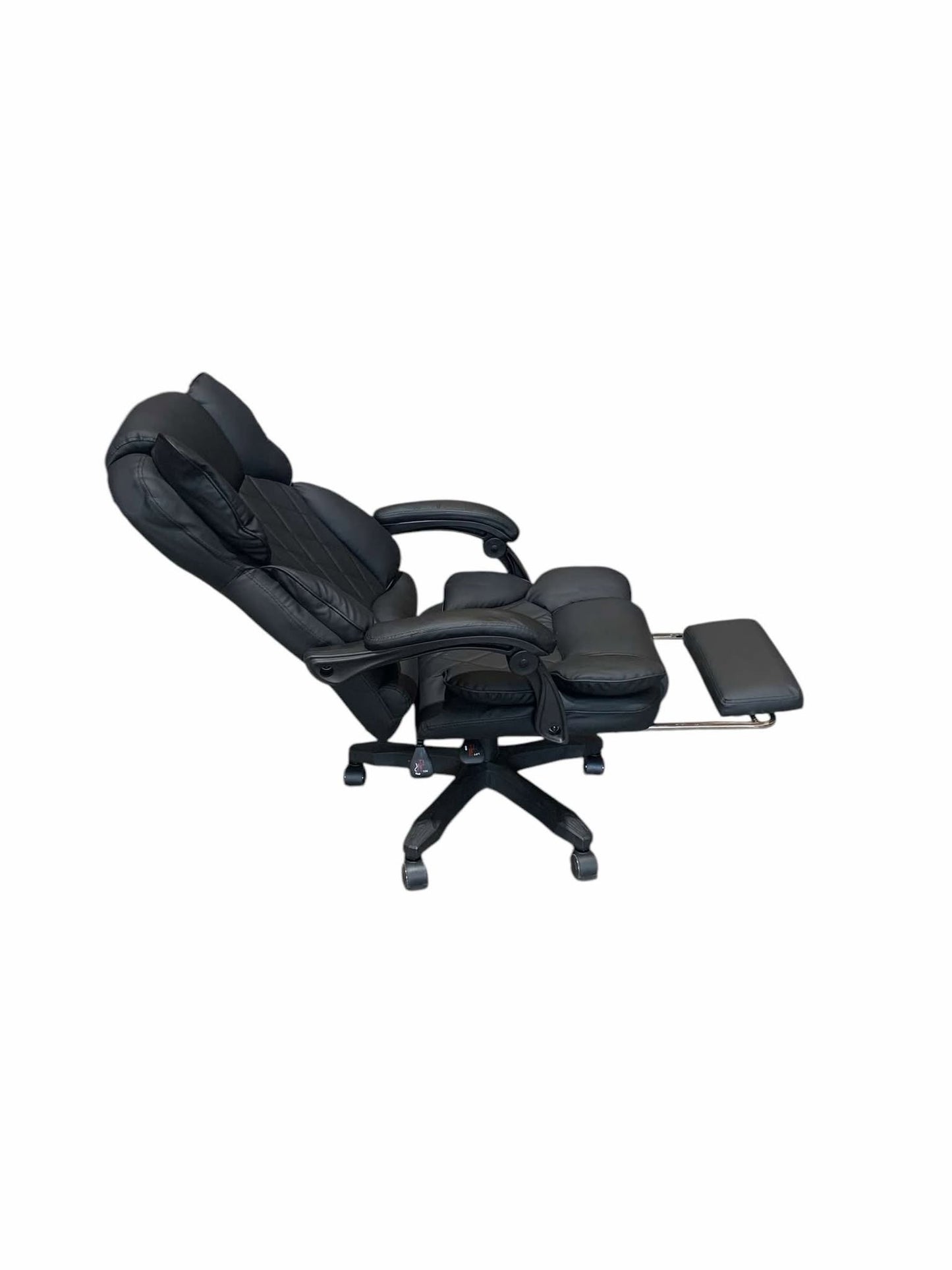 Executive Diamond Stitch Office Chair Black
