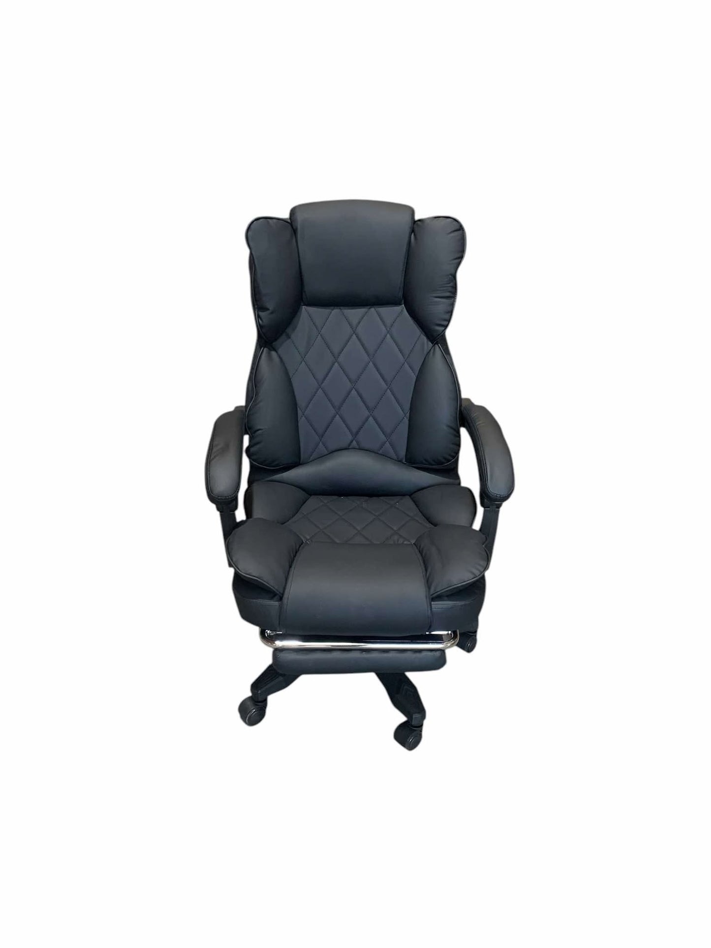 Executive Diamond Stitch Office Chair Black
