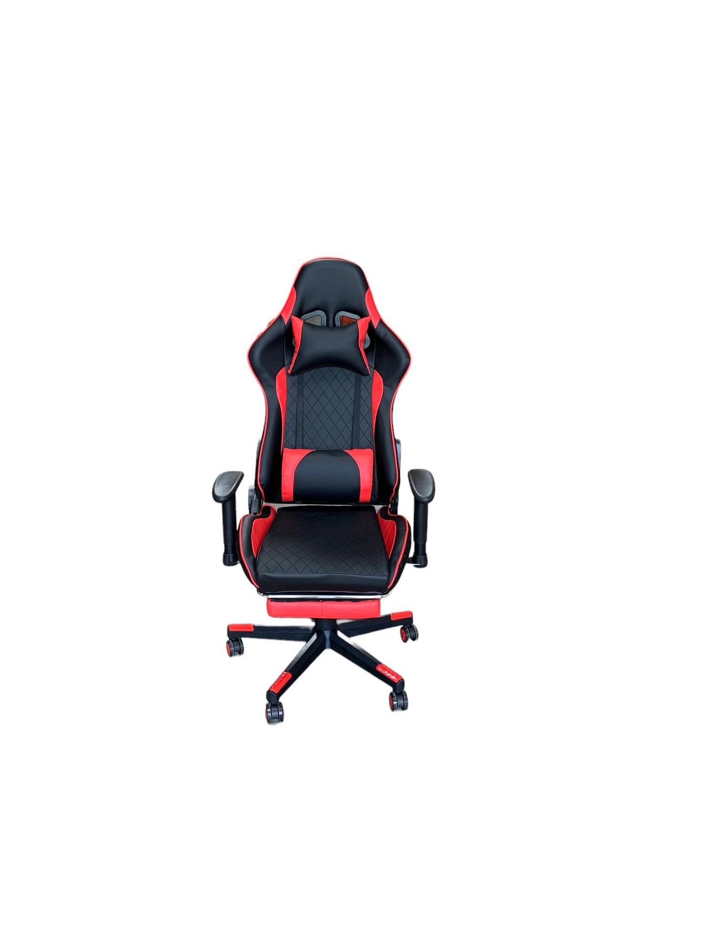 Gaming Chair Black and Red with foot rest