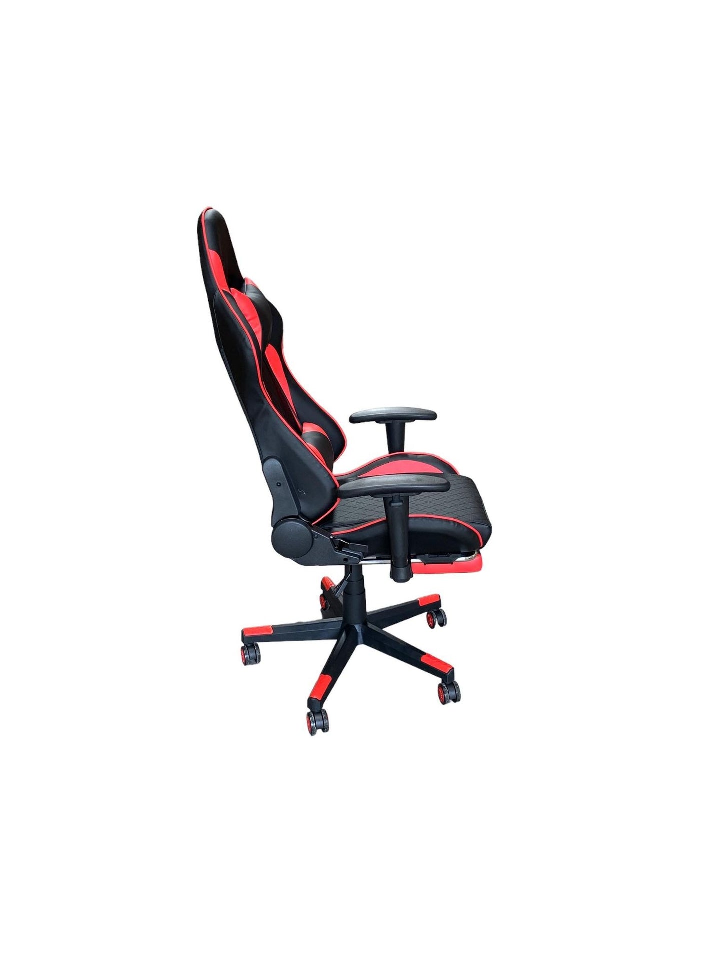 Gaming Chair Black and Red with foot rest
