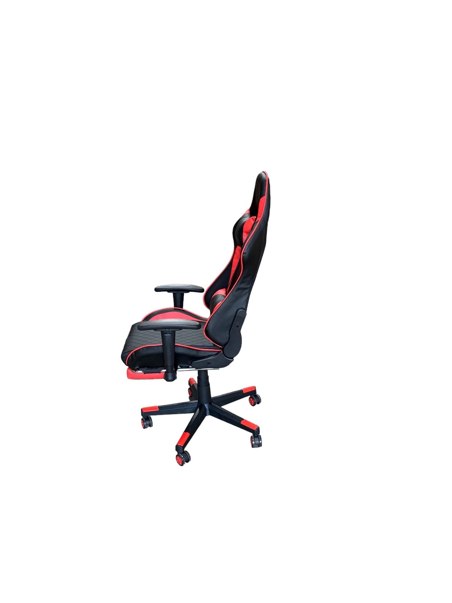 Gaming Chair Black and Red with foot rest