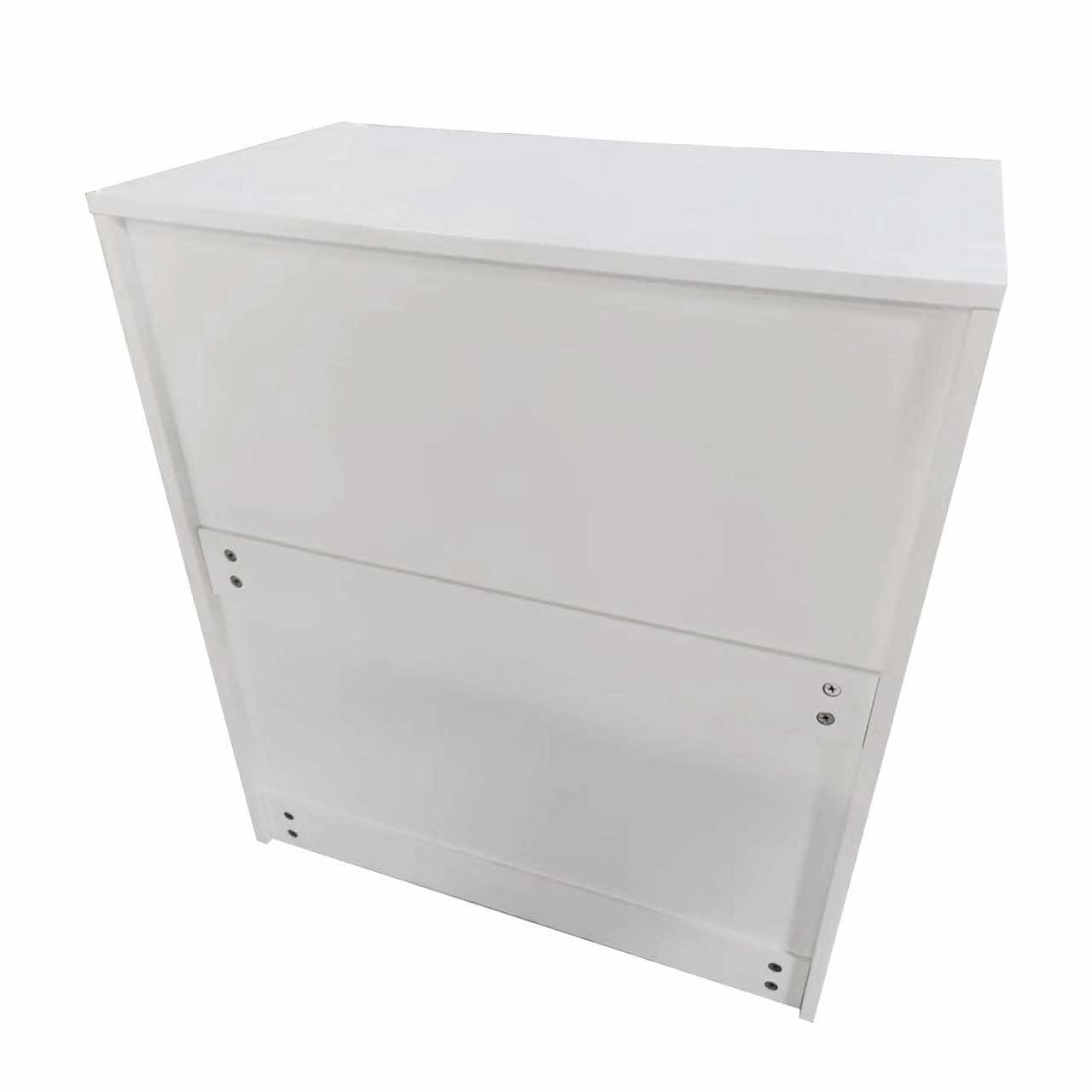 White Gloss Deep Drawer Chest of Drawers (4 Drawers)