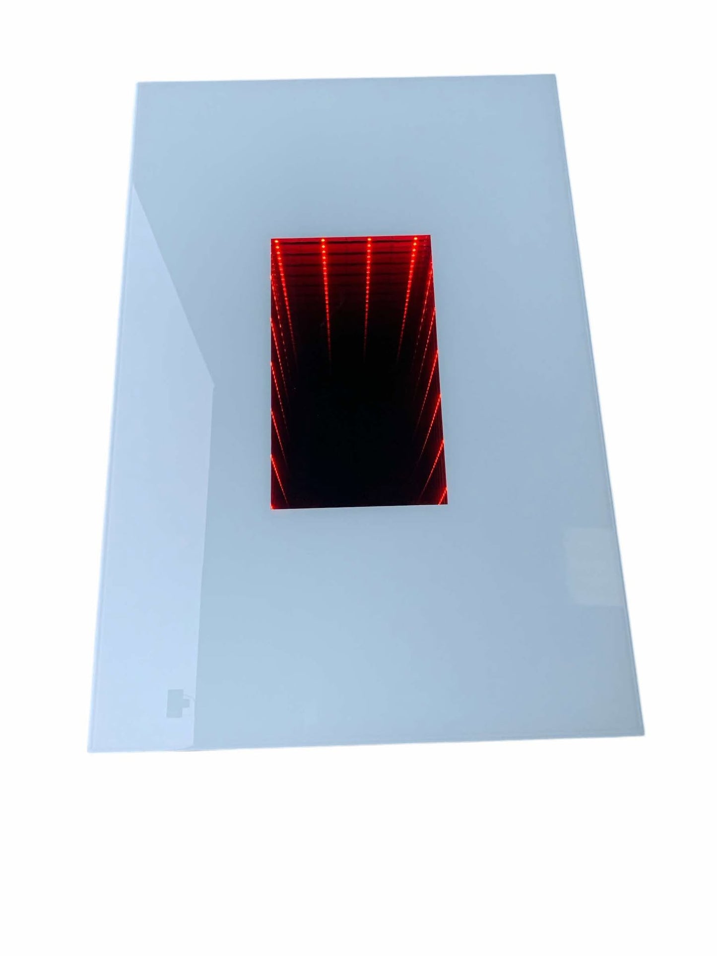 Diamond Crush Mirrored Coffee Table with LED lights